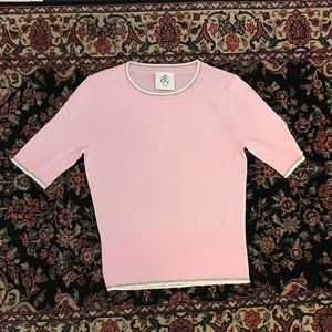 Wmn's Black Fleece by Thom Browne Short Sleeve Sweater